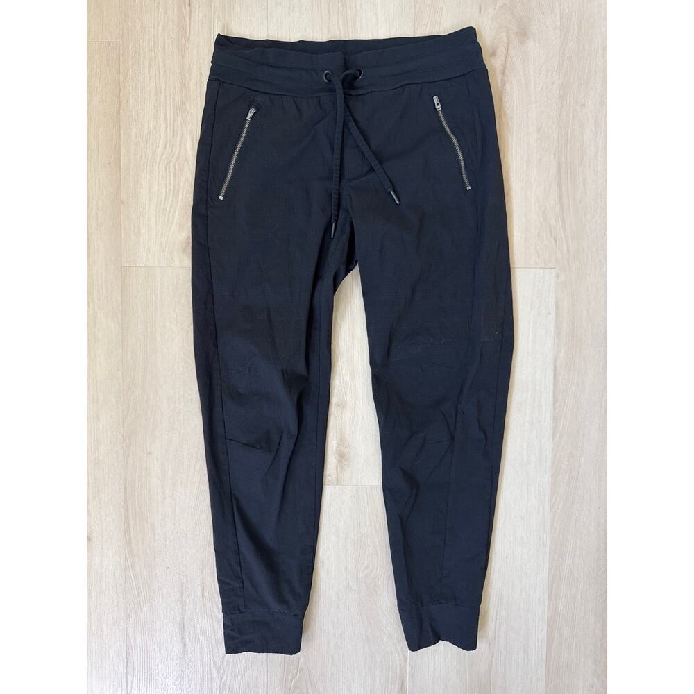 Athleta Trekkie North Jogger Pant Womens Size 8 Black Ripstop Hiking